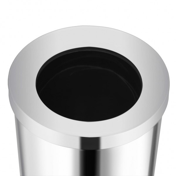 Cubo de basura para hotel de acero inoxidable 32 L M 5