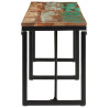Banco de madera maciza reciclada 160x35x46 cm 3