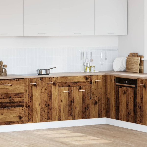 Armario inferior madera ingeniería envejecida 60x46x81.5 cm M 3