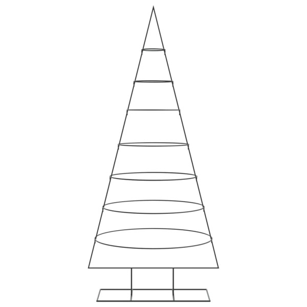 Árbol de Navidad para decoración metal negro 210 cm M 3