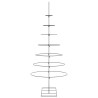 Árbol de Navidad para decoración metal negro 210 cm 4