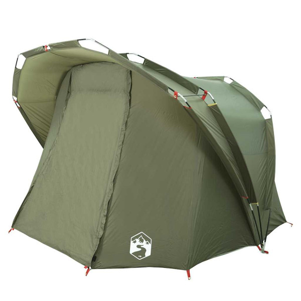 Tienda de pesca 4 personas impermeable verde oliva M 5