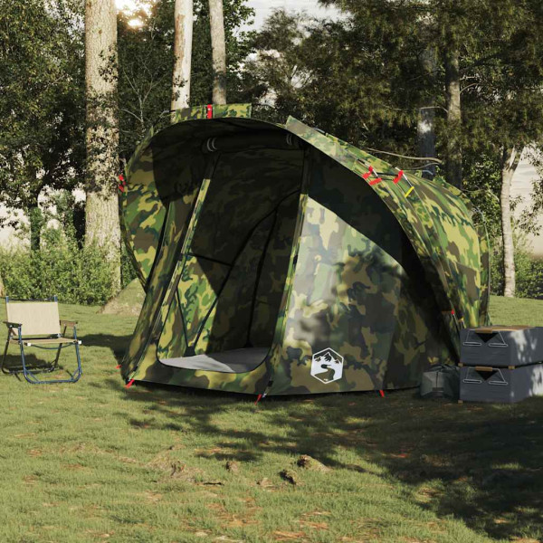 Tenda de pesca para 4 pessoas impermeável camuflagem M 3