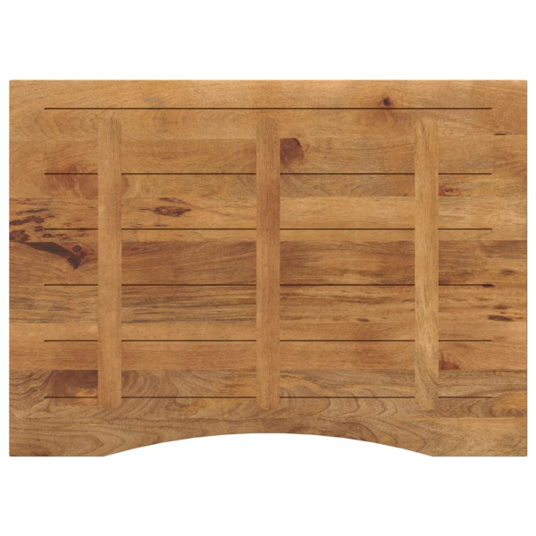 Tampo de mesa com curva 110x80x2.5 cm mangueira áspera maciça M 5