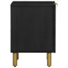 Mesitas de noche 2 uds madera maciza de mango negro 40x33x46 cm 5