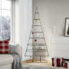 Árbol de Navidad para decoración metal negro 180 cm 1