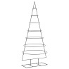 Árbol de Navidad para decoración metal negro 180 cm 2
