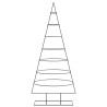 Árbol de Navidad para decoración metal negro 180 cm 3