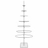 Árbol de Navidad para decoración metal negro 180 cm 4