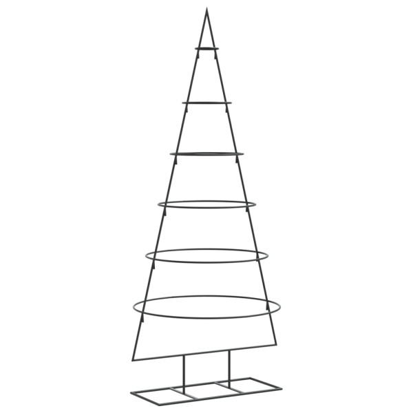 Árbol de Navidad para decoración metal negro 180 cm M 5