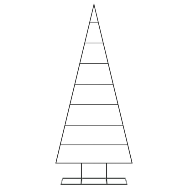 Árvore de Natal para decoração 150 cm metal preto M 3