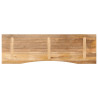 Tampo de mesa com curva 160x50x2.5 cm mangueira áspera maciça 5