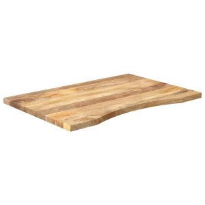 Tampo de mesa com curva 100x60x2.5cm mangueira áspera maciça H