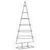 Árbol de Navidad para decoración metal negro 150 cm 2