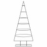 Árbol de Navidad para decoración metal negro 150 cm 3
