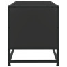Móvel para TV 80x34.5x40 cm derivados de madeira/metal preto 5