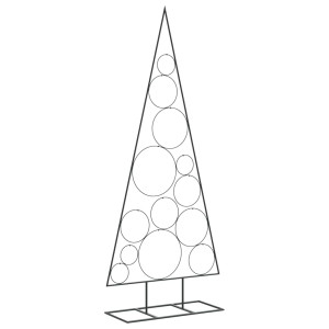 Árbol de Navidad para decoración metal negro 150 cm H