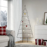 Árbol de Navidad para decoración metal negro 180 cm 1