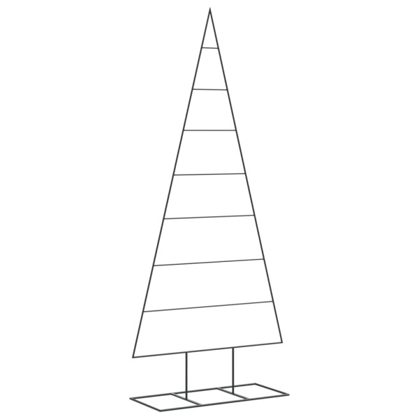 Árbol de Navidad para decoración metal negro 180 cm M 2