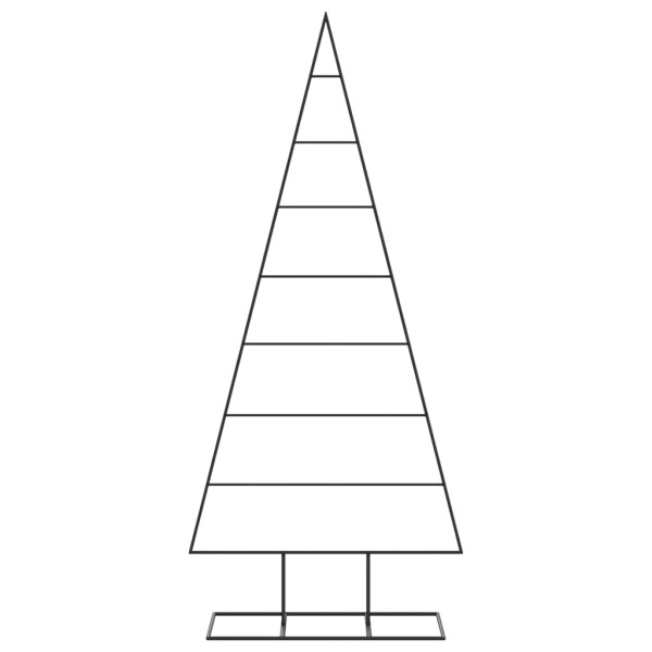 Árbol de Navidad para decoración metal negro 180 cm M 3