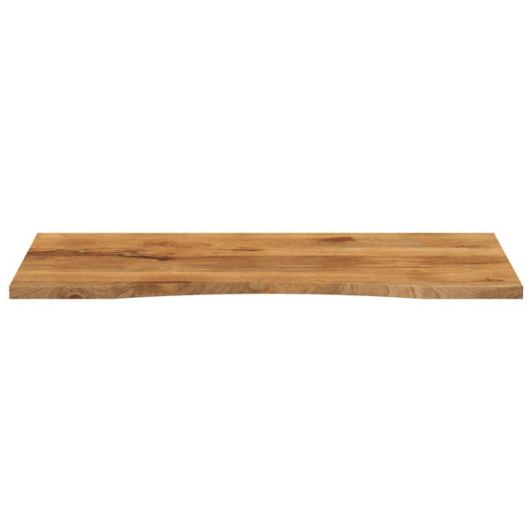Tablero escritorio con curva madera mango rugosa 120x60x2.5 cm M 3