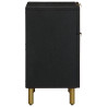 Mesa de cabeceira 50x33x60 cm derivados de madeira preto 4