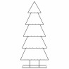Árbol de Navidad para decoración metal negro 150 cm 3