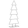 Árvore de Natal para decoração de metal preto 150 cm 5