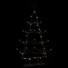 Árbol de Navidad para decoración metal negro 140 cm 1