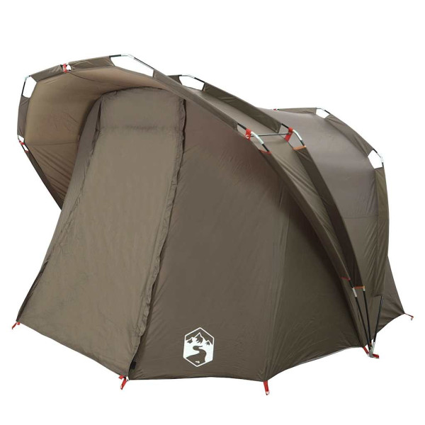 Tenda de pesca para 4 pessoas impermeável castanho M 5