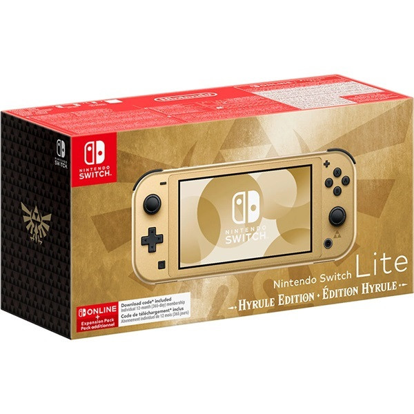 Consola Nintendo Switch Lite Hyrule Edition +12 NSO dorado M 3