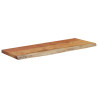 Estante pared rectangular madera acacia borde vivo 80x30x2.5 cm 3