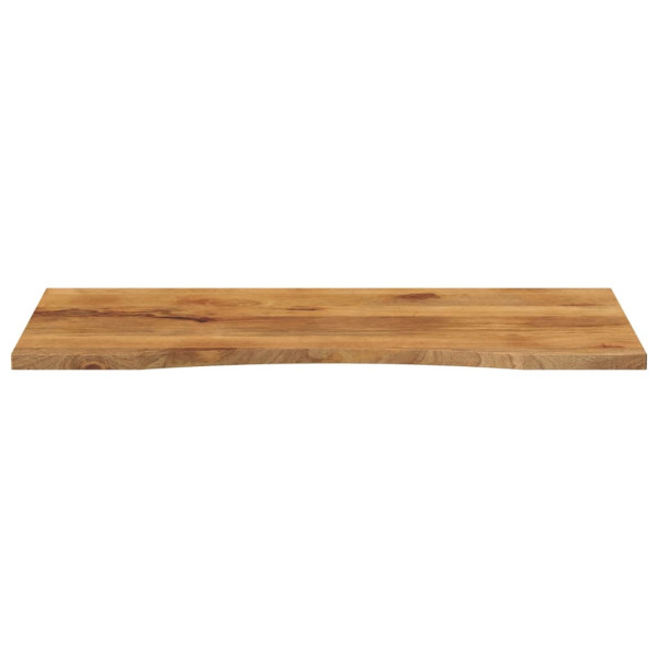 Tablero escritorio con curva madera mango rugosa 110x60x2.5 cm M 3
