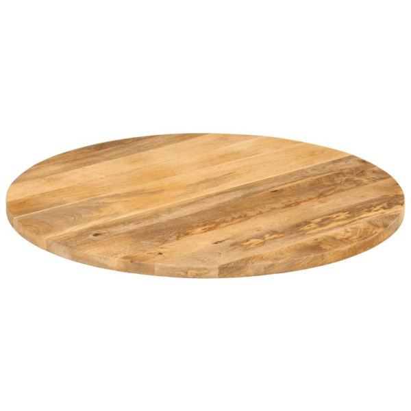 Tablero de mesa redondo madera maciza de mango Ø 80x2.5 cm M 2