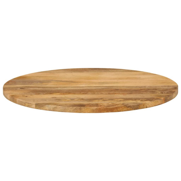 Tablero de mesa redondo madera maciza de mango Ø 80x2.5 cm M 3