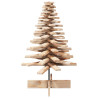 Árbol de Navidad de madera de adorno madera maciza pino 100 cm 3