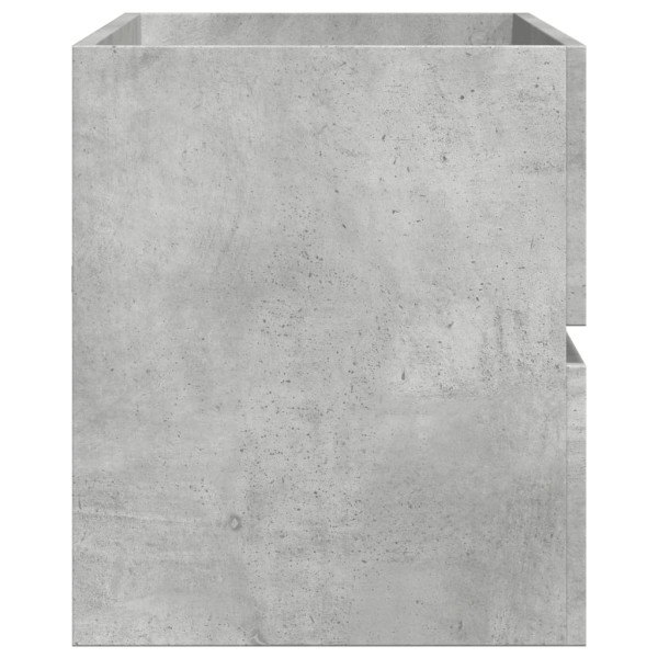 Armario para lavabo contrachapada gris hormigón 100x38.5x45 cm M 5