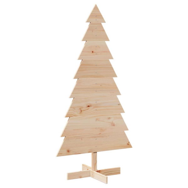 Árvore de Natal decorativa 150 cm madeira de pinho maciça M 2