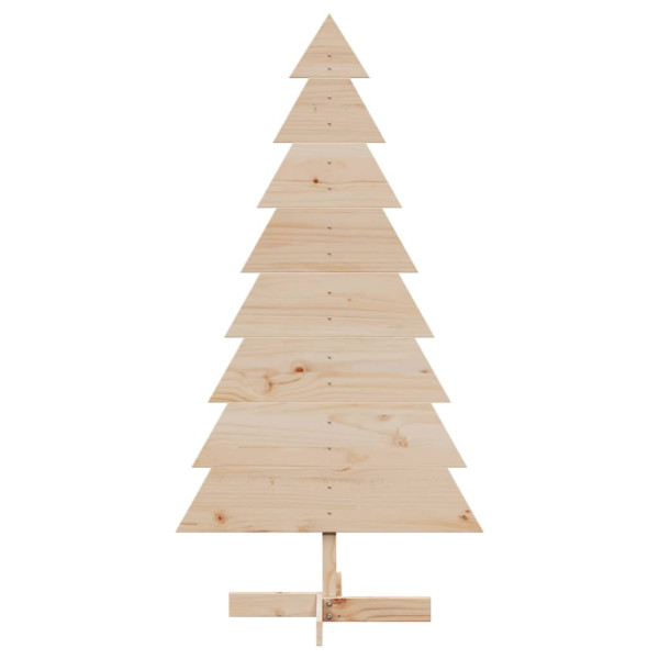Árvore de Natal decorativa 150 cm madeira de pinho maciça M 3