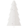 Árvore Natal decorativa 69.5 cm madeira de pinho maciça branco 3