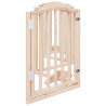Puerta para perros plegable 6 paneles madera de álamo 300 cm 5