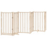 Puerta para perros plegable 15 paneles madera de álamo 750 cm 3