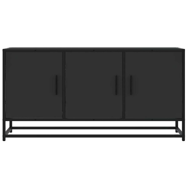 Móvel para TV 100x35x50 cm derivados de madeira/metal preto M 4