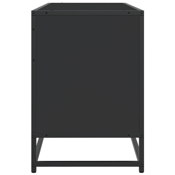 Móvel para TV 100x35x50 cm derivados de madeira/metal preto M 5