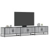 Mueble para TV madera de ingeniería gris Sonoma 240x35x41 cm 1