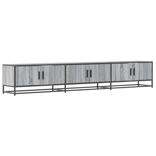 Mueble para TV madera de ingeniería gris Sonoma 240x35x41 cm M 2
