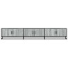 Mueble para TV madera de ingeniería gris Sonoma 240x35x41 cm 4