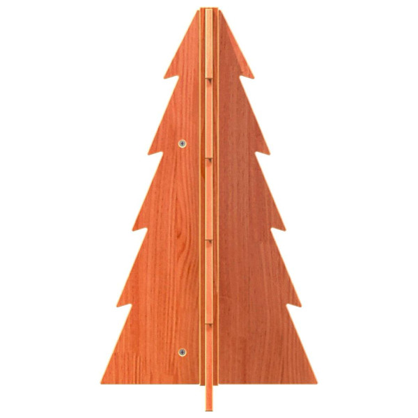 Árvore de Natal decorativa 69.5 cm pinho maciço castanho-mel M 3