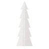 Árbol de Navidad de adorno madera maciza pino blanco 112 cm 3