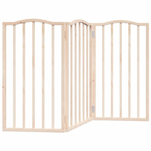 Porta para cães dobráveis 3 painéis de madeira poplar 150 cm H